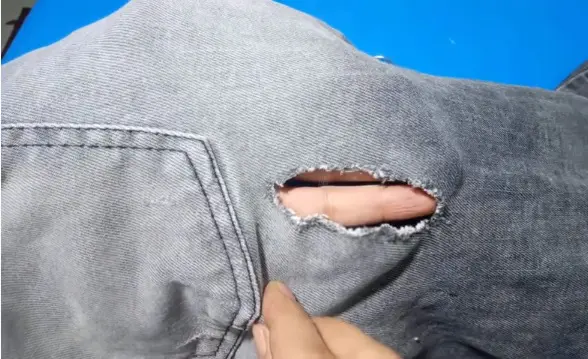 how to fix a hole in pants