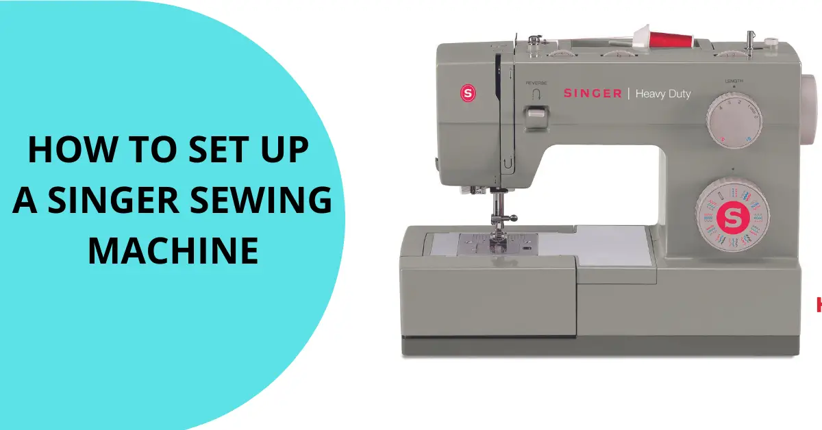 how to set up a singer sewing machine