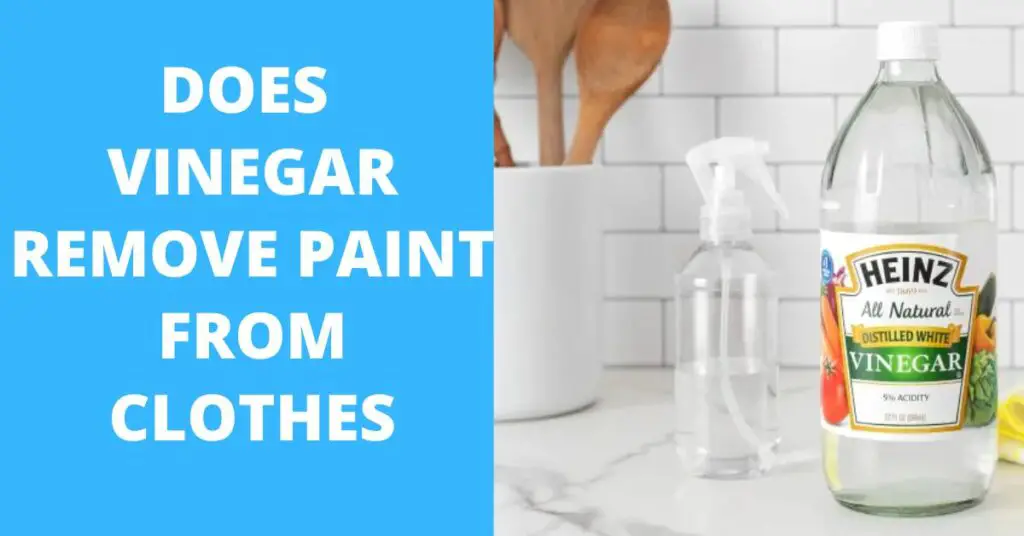 Does Vinegar Remove Paint From Clothing Here Is How SewingFeed