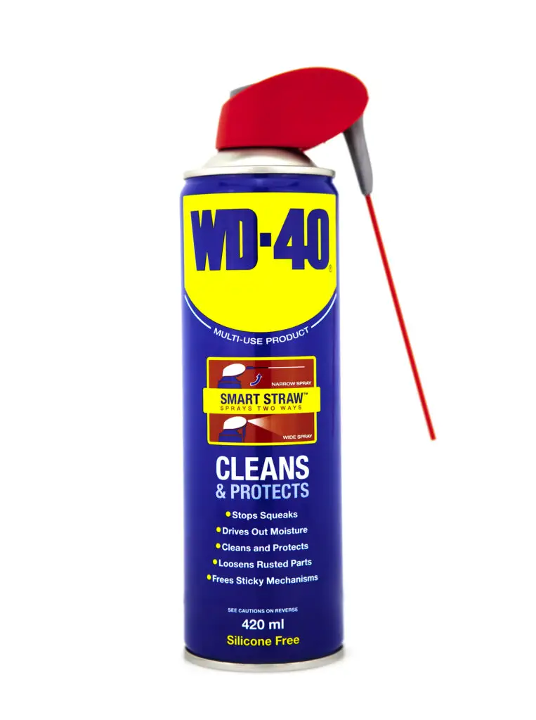 Can I use WD40 on sewing machine